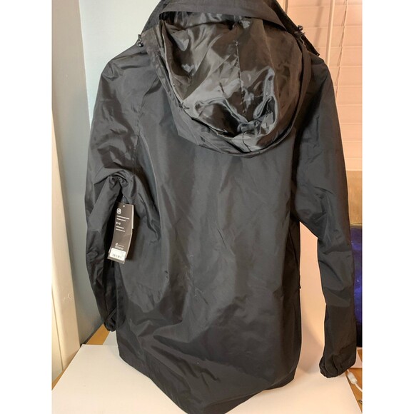 Michael Strahan Men Black Long Sleeve Zip Lightweight Nylon Jacket Size Small - Picture 5 of 10